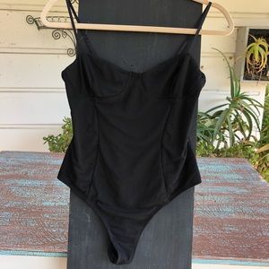 Black Mesh Bodysuit